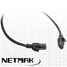 CABLE UTP ARMADO - CAT5E -  5MTS - FLEXIBLE CON CAPUCHON - NM-C04-5 - NETMAK